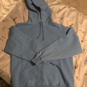 Baby Blue Champion Hoodie